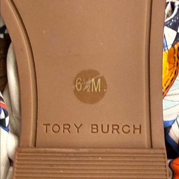 Tory Burch Selby Scarf Sandal - Picture 14 of 16